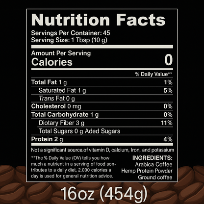 Hemp Coffee Blend: Tostado Medio ·