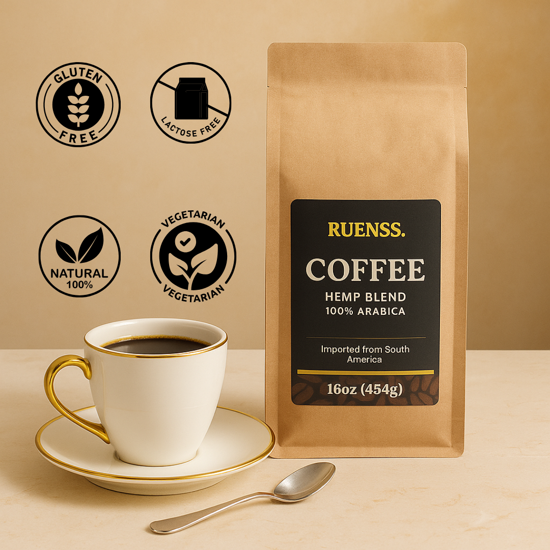 Hemp Coffee Blend: Tostado Medio ·