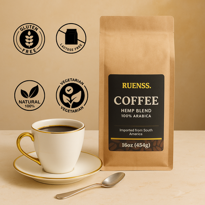 Hemp Coffee Blend: Tostado Medio ·
